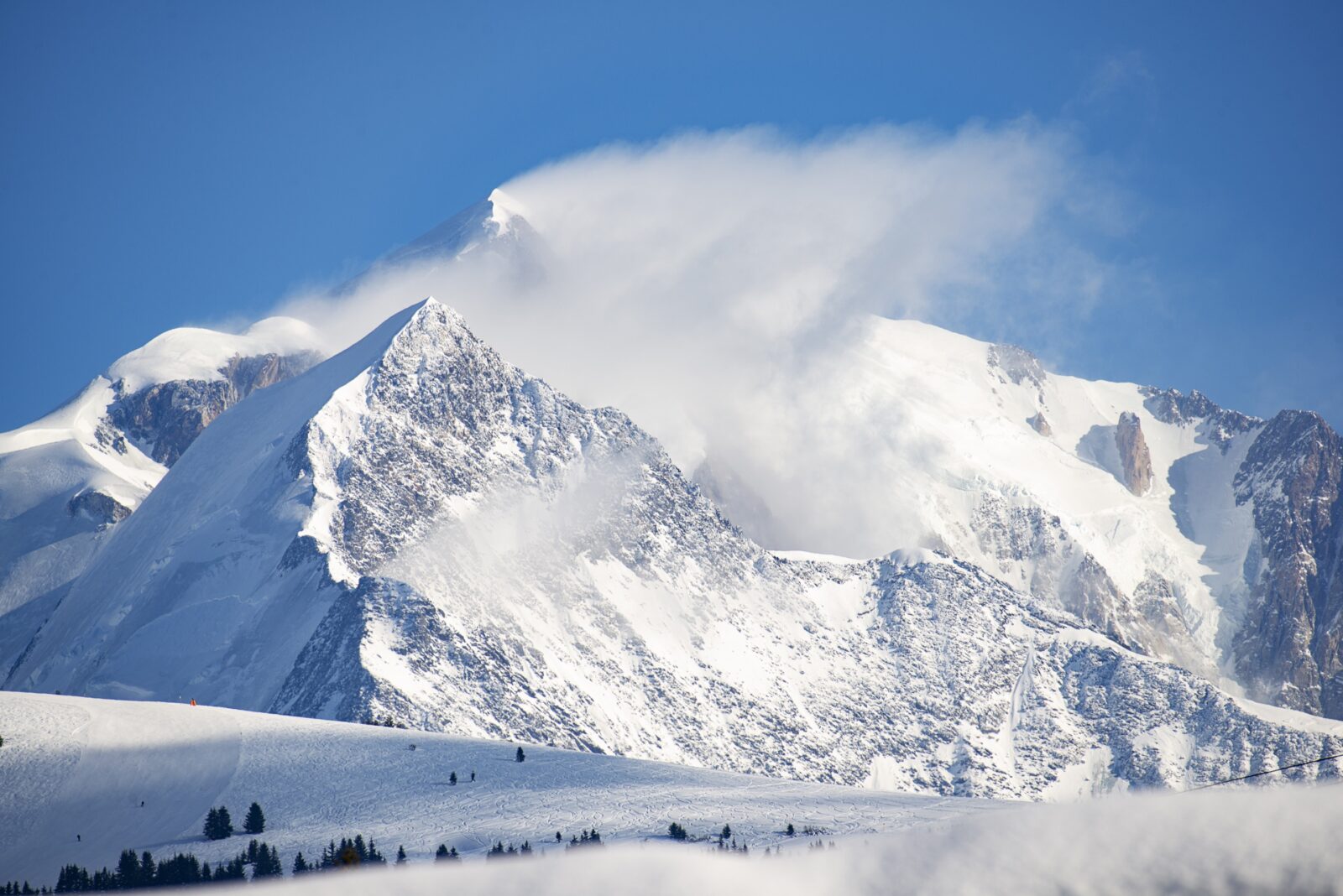 bjerg vinter koldt frost