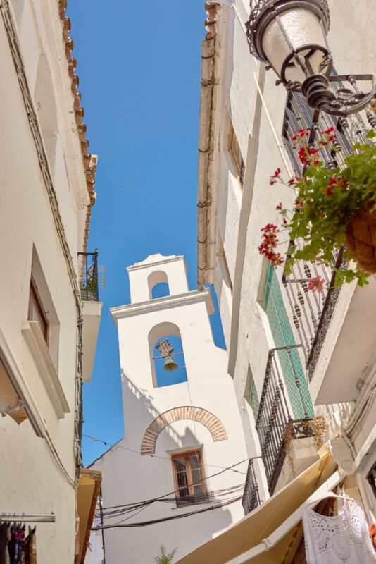 Marbella kirke kystby Andalusien Spanien