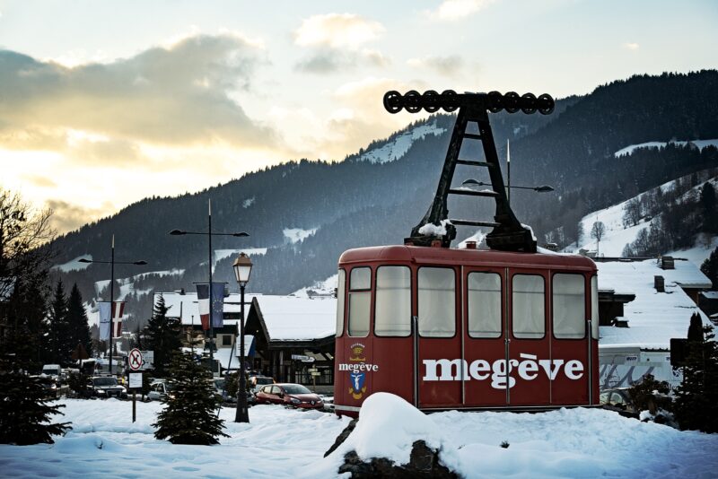megeve gondol skilift frankrig