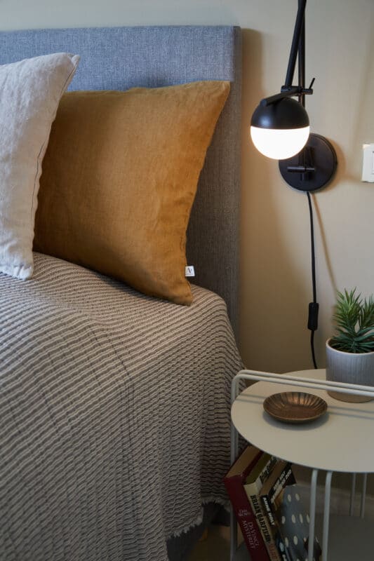 Ib Laursen puder sengetæppe Frandsen lampe