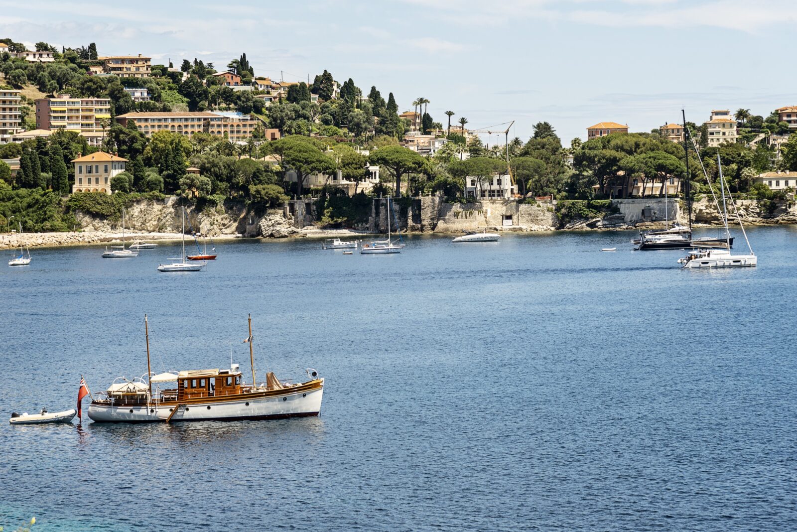 villefranche middelhavet båd