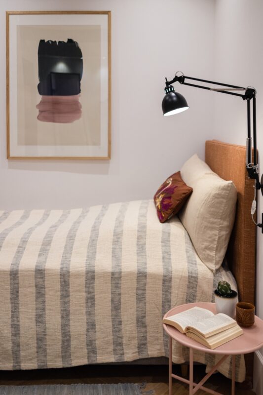 H Skjalm P sengetæppe Frandsen lampe