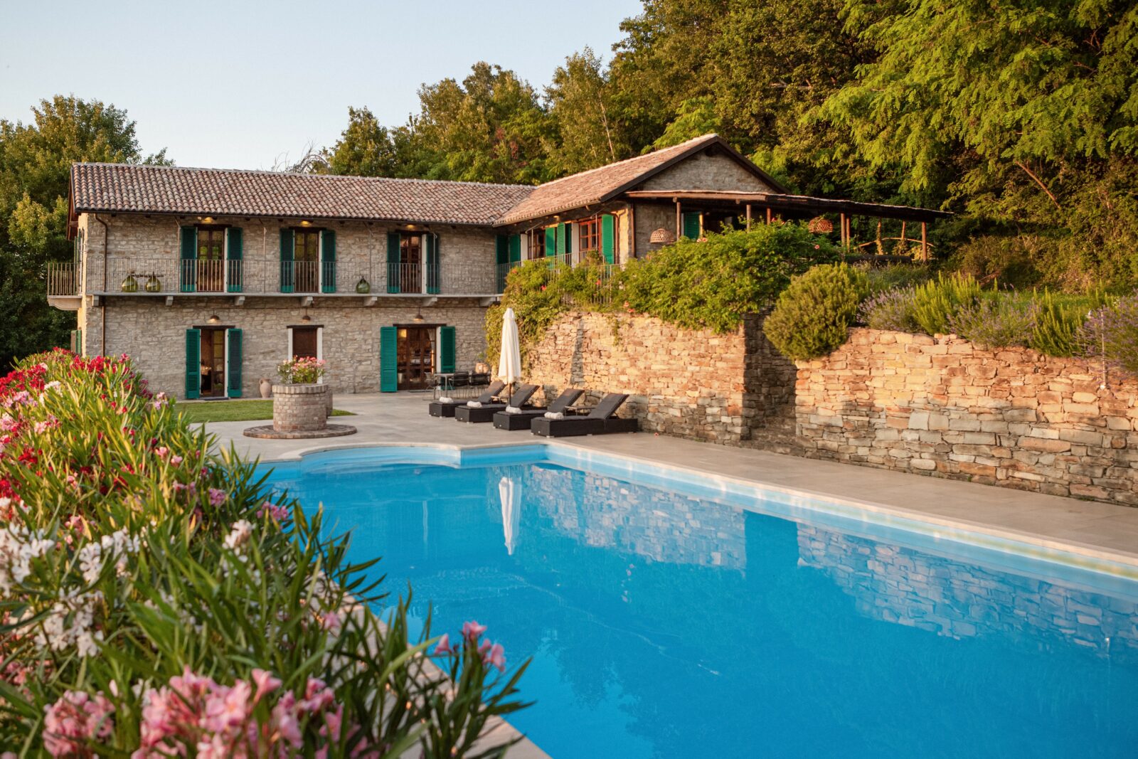 Luksus feriebolig med pool i Italien