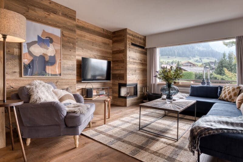 tern tæppe chalet-lejlighed megeve frankrig