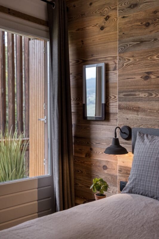 modern mountain style soveværelse