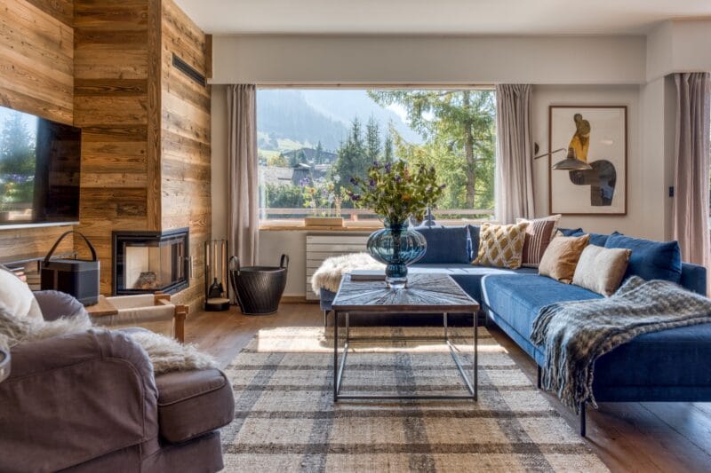 brændeovn skihytte chalet-lejlighed