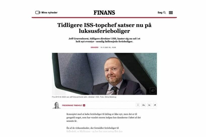 Finans artikel om Jeff Gravenhorst