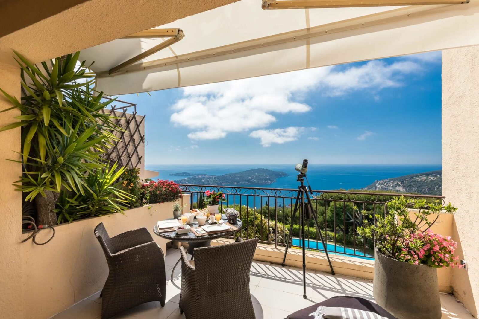 Terrasse middelhavet bolig Villefranche