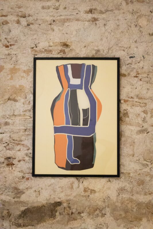 Barcelona lejlighed stenvæg Paper Collective plakat