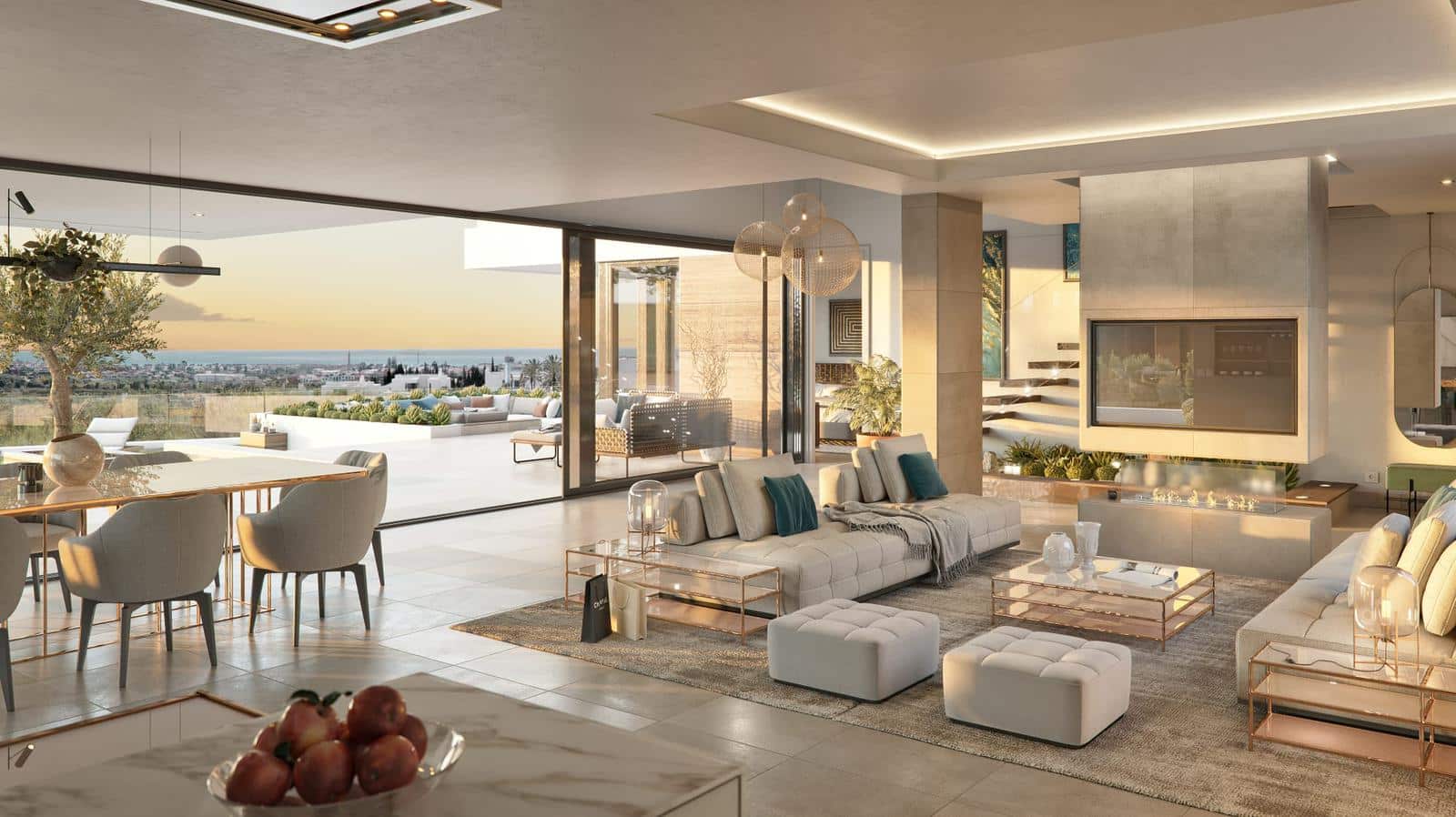 Marbella villa feriebolig køkkenalrum