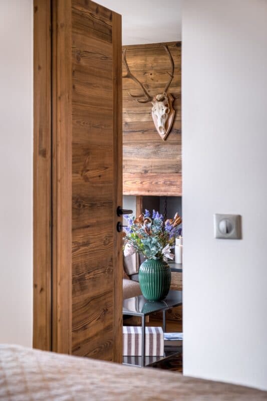 Genbrugstræ dør House Doctor blomster