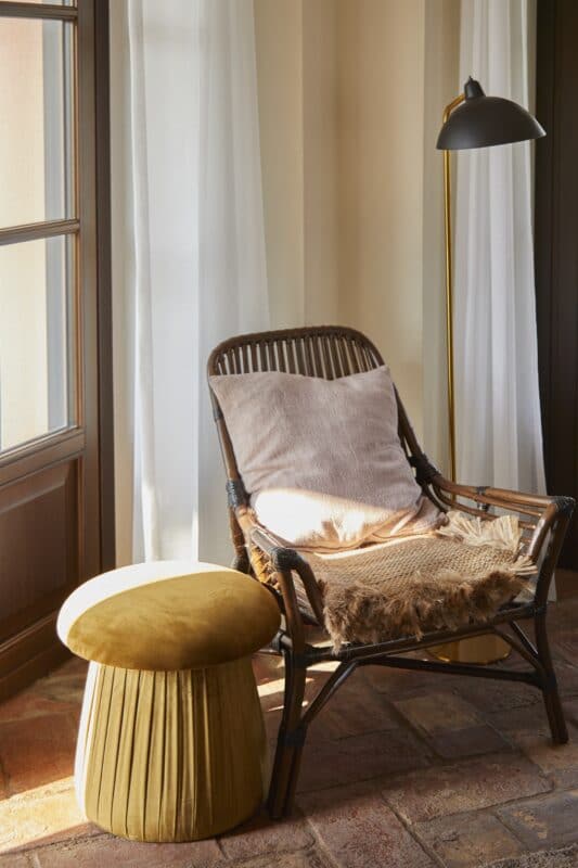 Piemonte lænestol puf