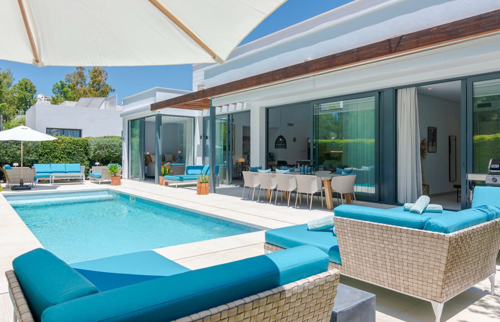 luksusvilla i sydspanien pool villa luksus bolig