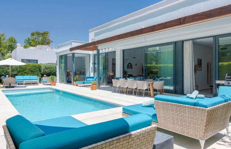Marbella feriebolig pool