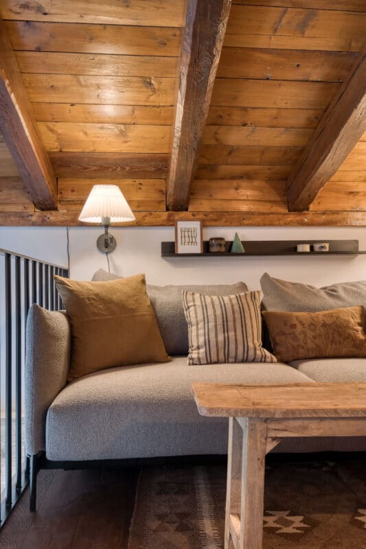 Megeve chalet hems sofa sofabord