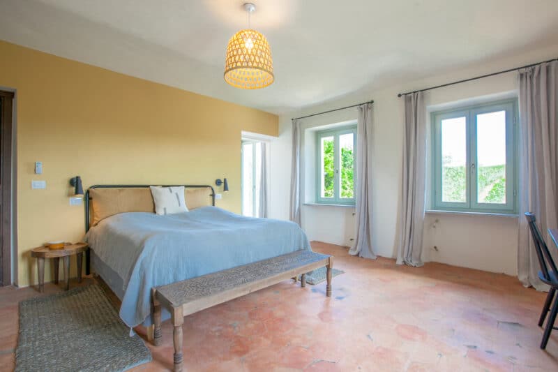 Piemonte feriebolig boligindretning master bedroom