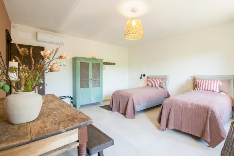 Piemonte feriebolig soveværelse senge skab