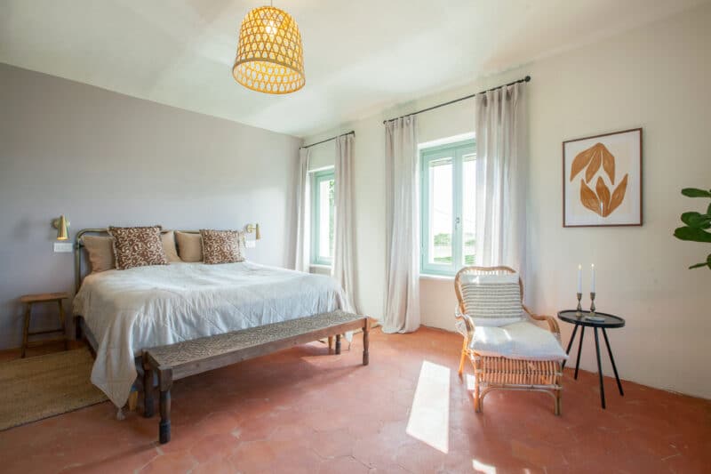 Piemonte feriebolig soveværelse indretning