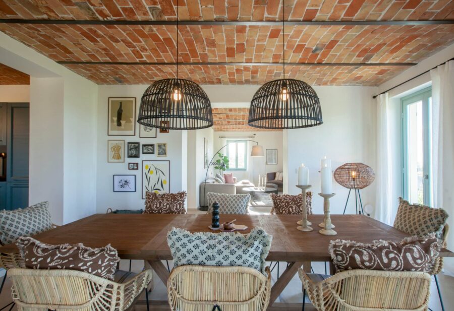 Piemonte feriebolig spisestue boligindretning