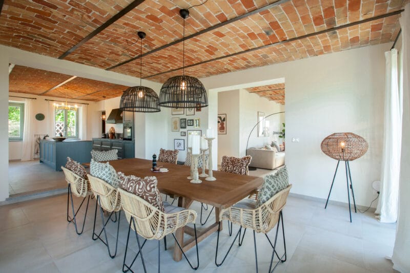 Piemonte feriebolig bolig køkkenalrum spisestue