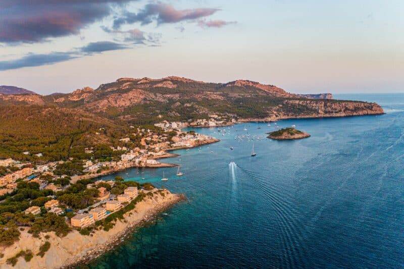 Mallorca hav både landskab