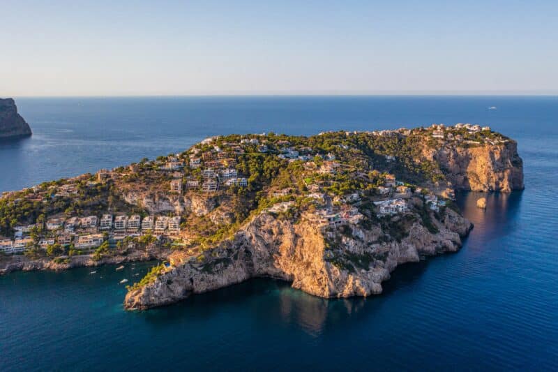 Mallorca hav klippe natur boliger