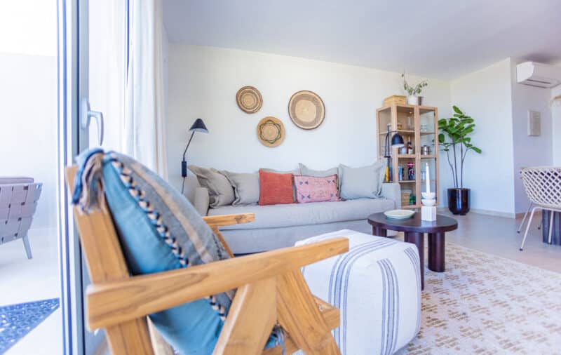Mallorca feriebolig lejlighed stue