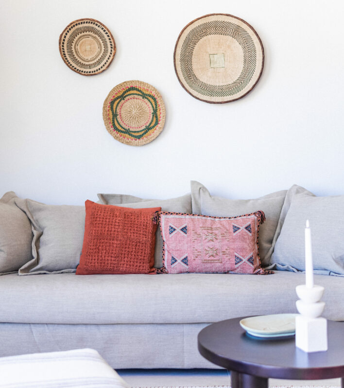 Mallorca feriebolig indretning sofa