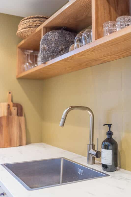 Mallorca feriebolig lejlighed køkken køkkenvask