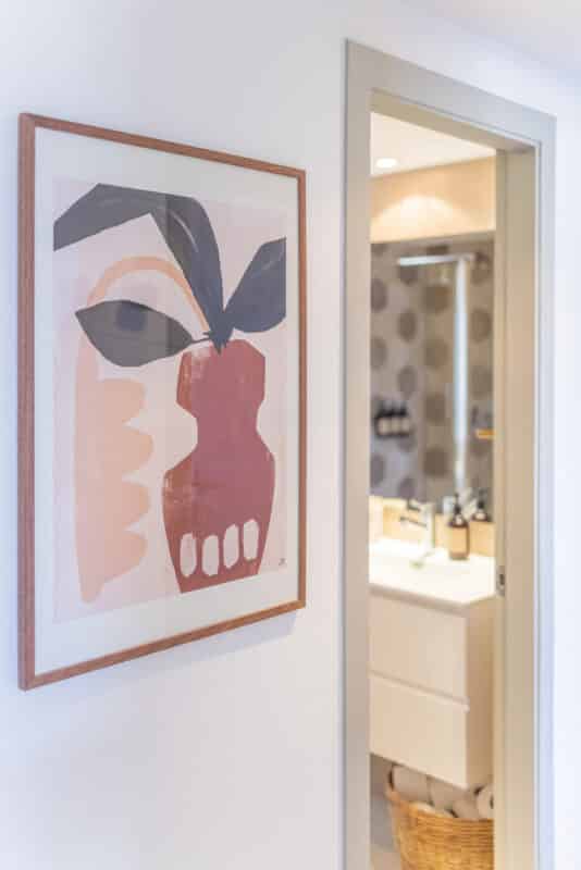 Mallorca feriebolig lejlighed plakat