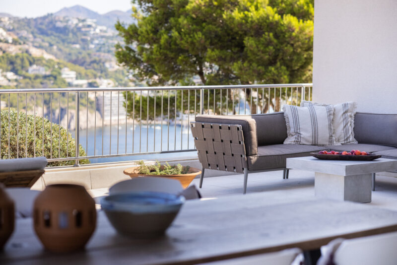 Mallorca feriebolig lejlighed terrasse lounge område