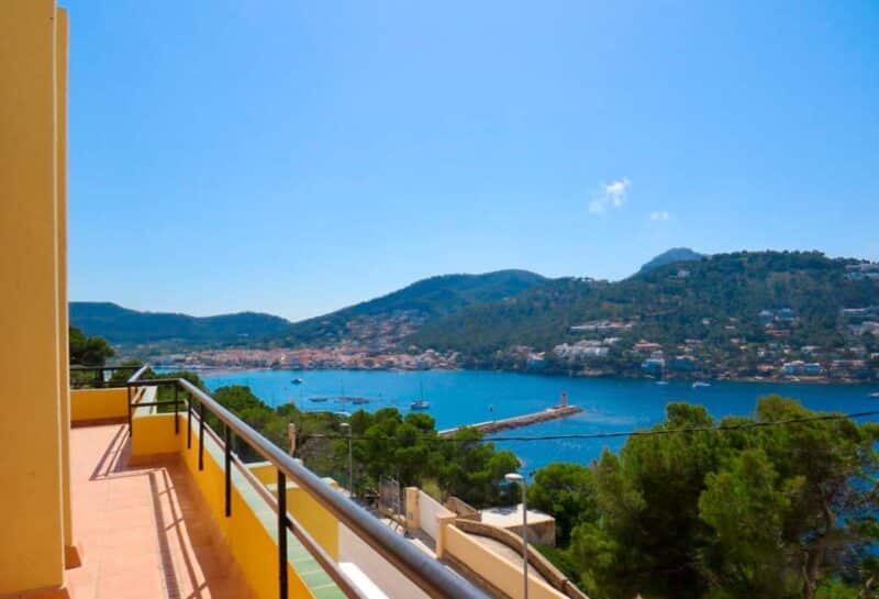 Mallorca feriebolig altan udsigt