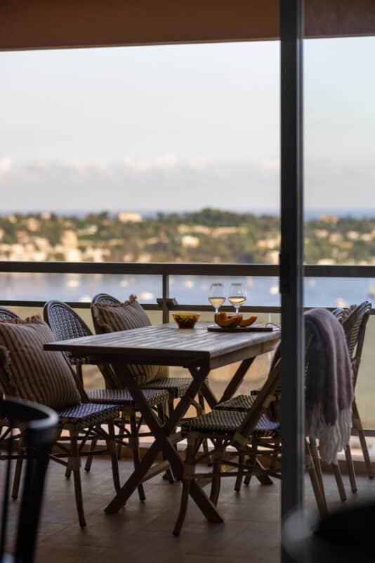 Villefranche feriebolig lejlighed udsigt