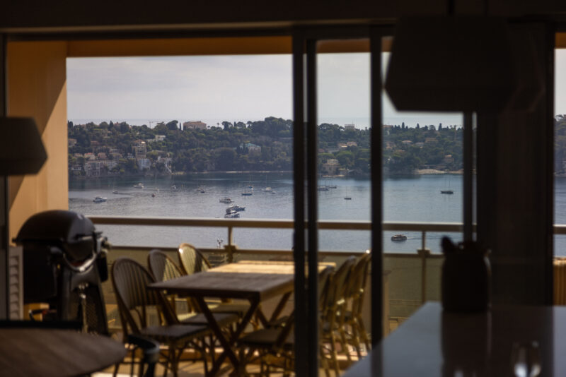 Villefranche feriebolig balkon udsigt