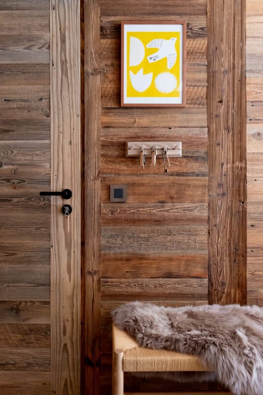 hoveddør nøglebræt dyreskind