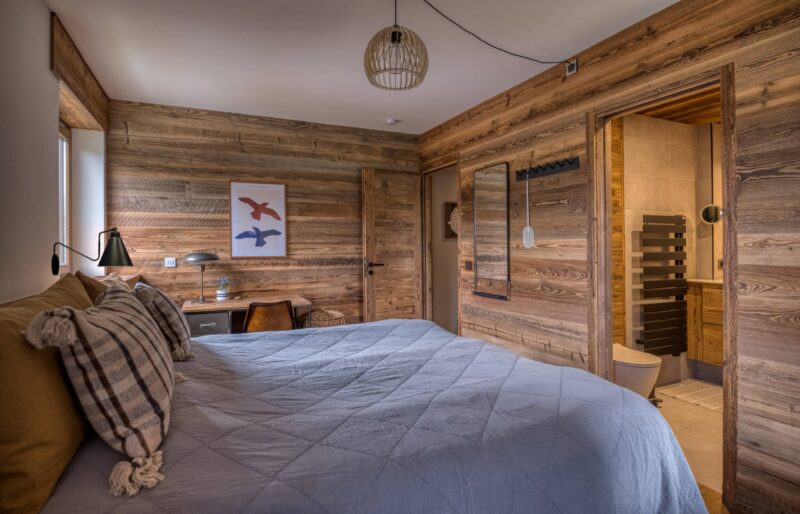 soveværelse chalet megeve