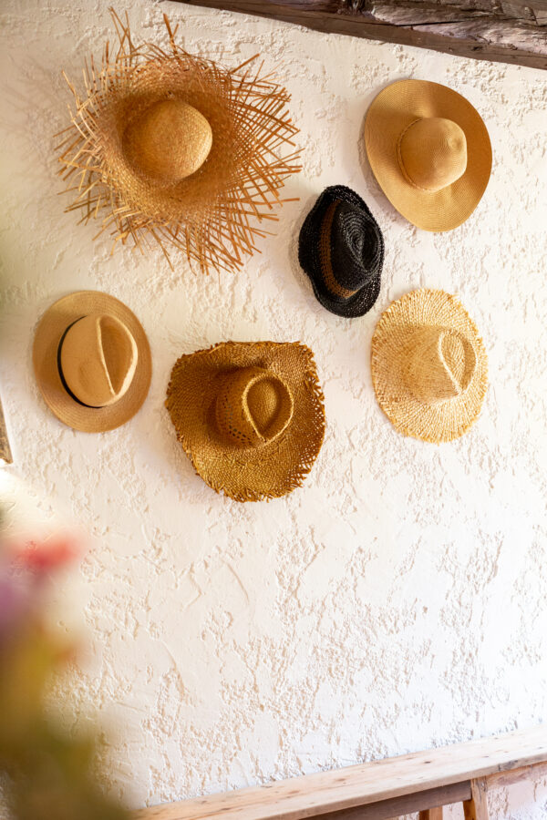 solhatte detaljer indretning