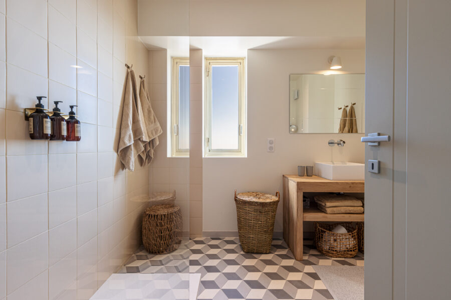 luksus badeværelse penthouselejlighed flotte fliser