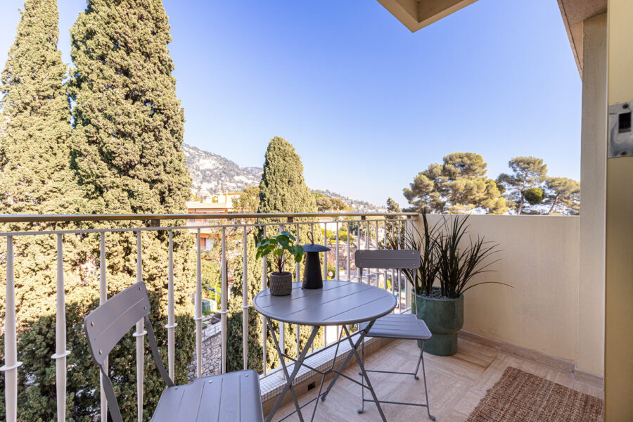 terrasse balkon fransk cafebord