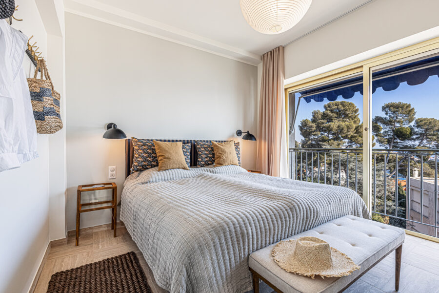 soveværelse udsigt penthouselejlighed luksuriøst