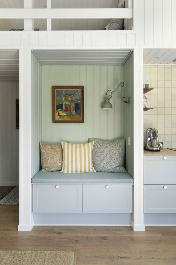 Hyggekrog i sommerhuset