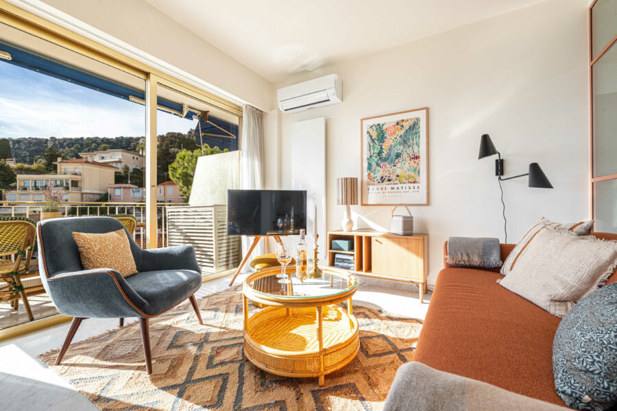 sydfrankrig feriebolig stue