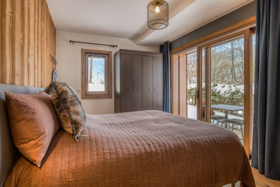 soveværelse feriebolig frankrig megeve